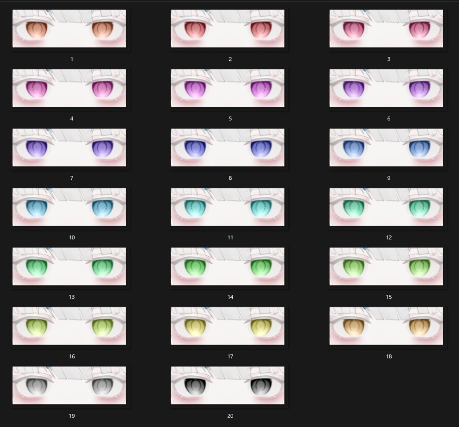 【Lumia/ルミア】 傾国 Eye & Make up Texture ✧