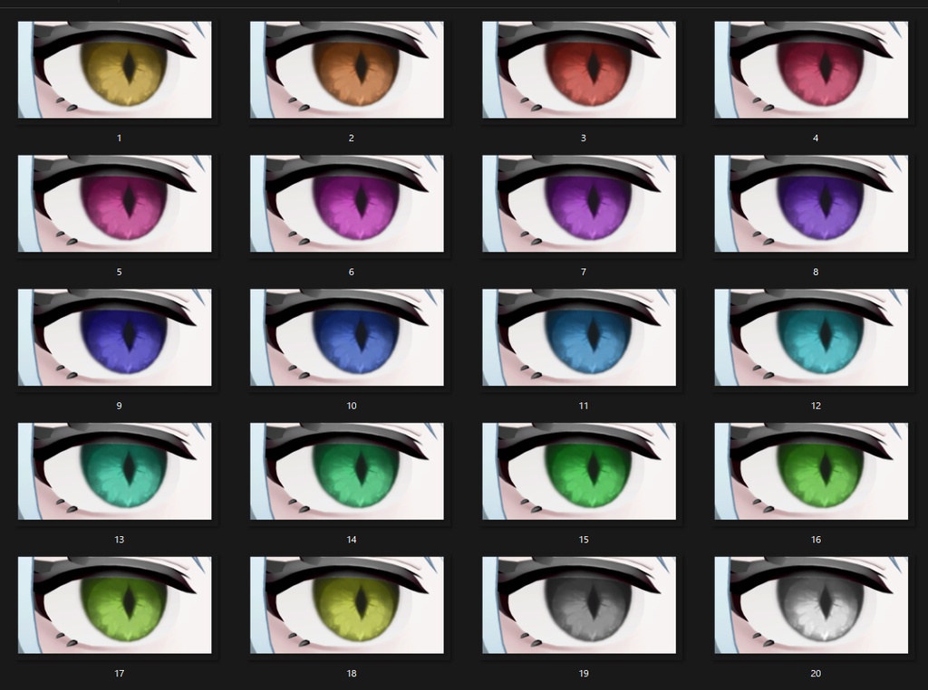 【Lumia/ルミア】Halloween Eye & Meke Texture 🎃