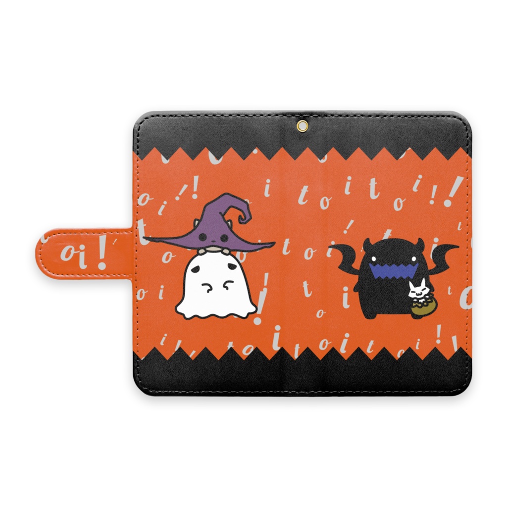 toi toi toi!! 手帳型スマホケース(Android用 - ストラップ穴 あり)〈全員集合！〉