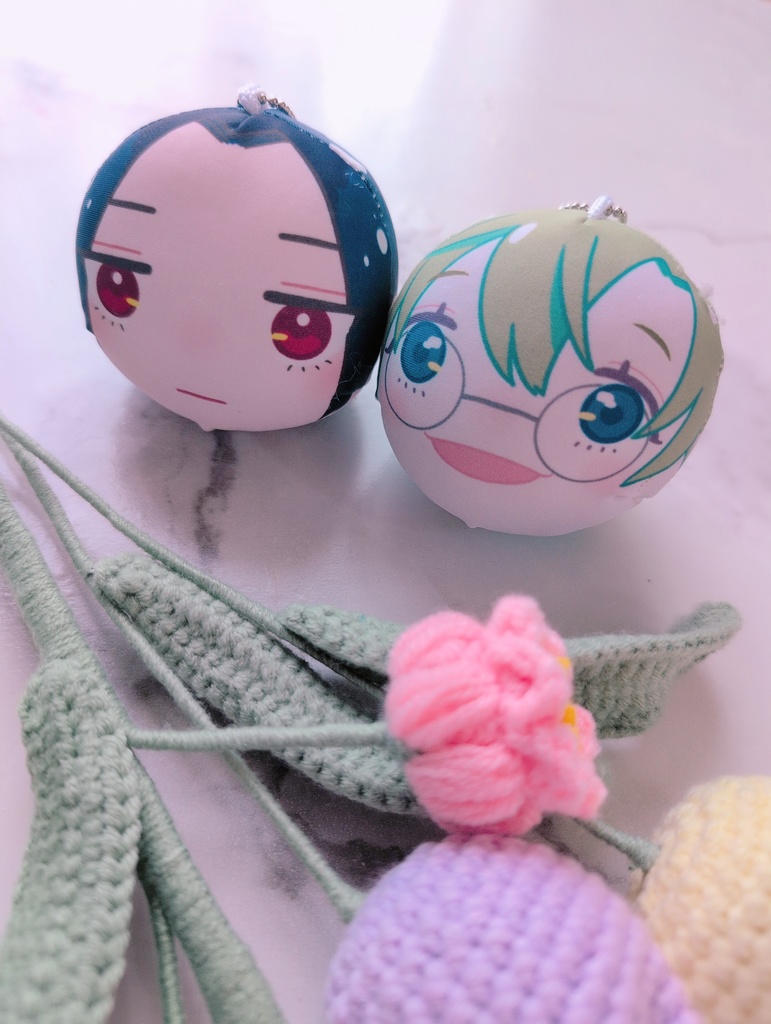 おまんじゅうマスコット【エリアス×フィン】