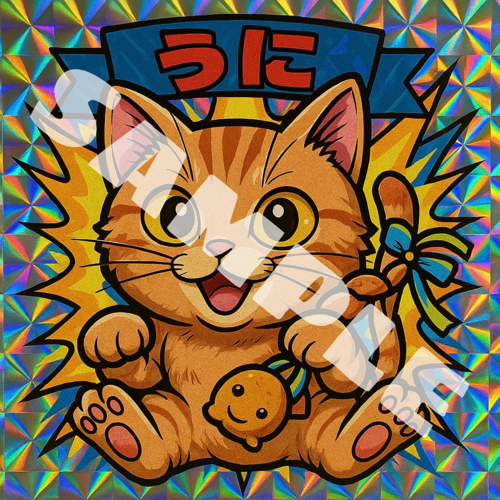 うにさんステッカー