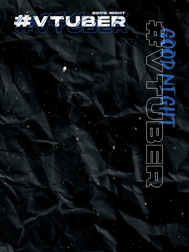 Vtuber素材_おやすみvtuber_フリー素材