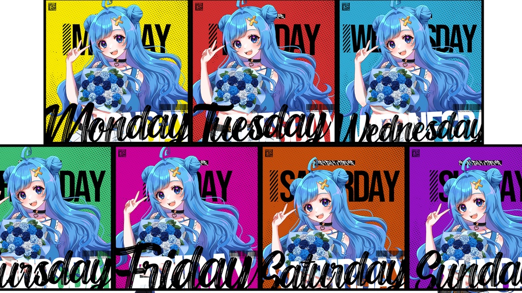 WEEKLY VTUBER ライバー/vtuber向け素材