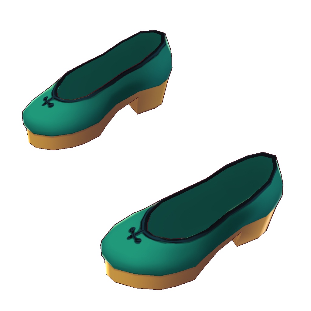 【VRoid】【無料版あり】【改変自由】民族衣装風靴テクスチャ