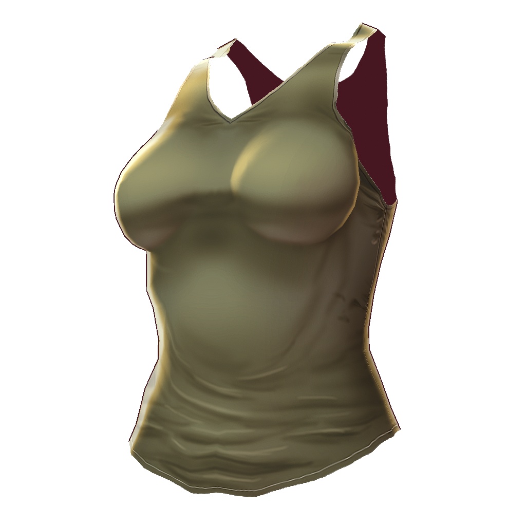 【VRoid】【無料】【改変自由】女の子向けタンクトップ10種セット