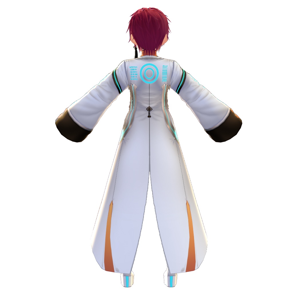 【VRoid】【無料版あり】【改変自由】サイバーノットラボコーデ