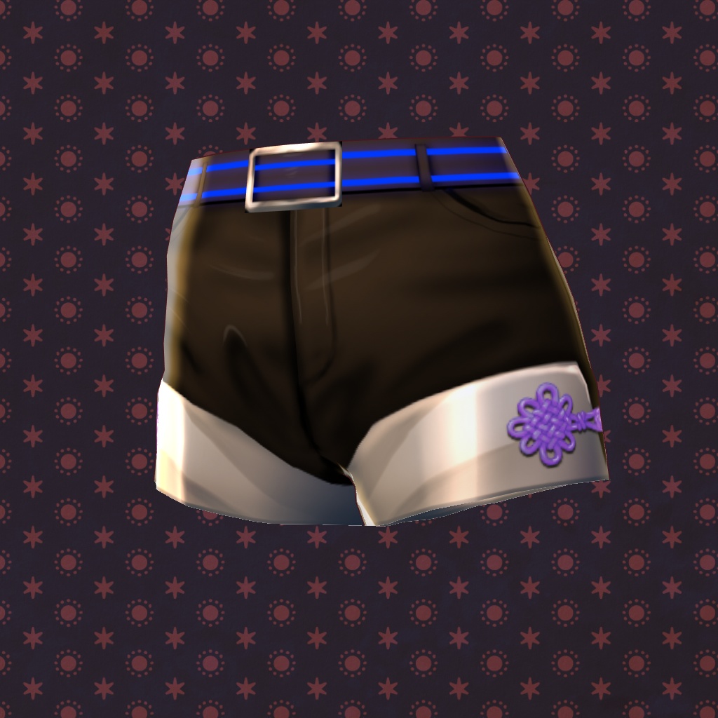 【VRoid】【無料版あり】【改変自由】サイバーノットパンツ