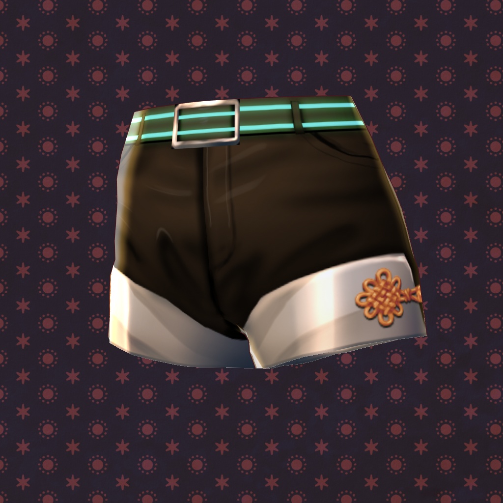 【VRoid】【無料版あり】【改変自由】サイバーノットパンツ