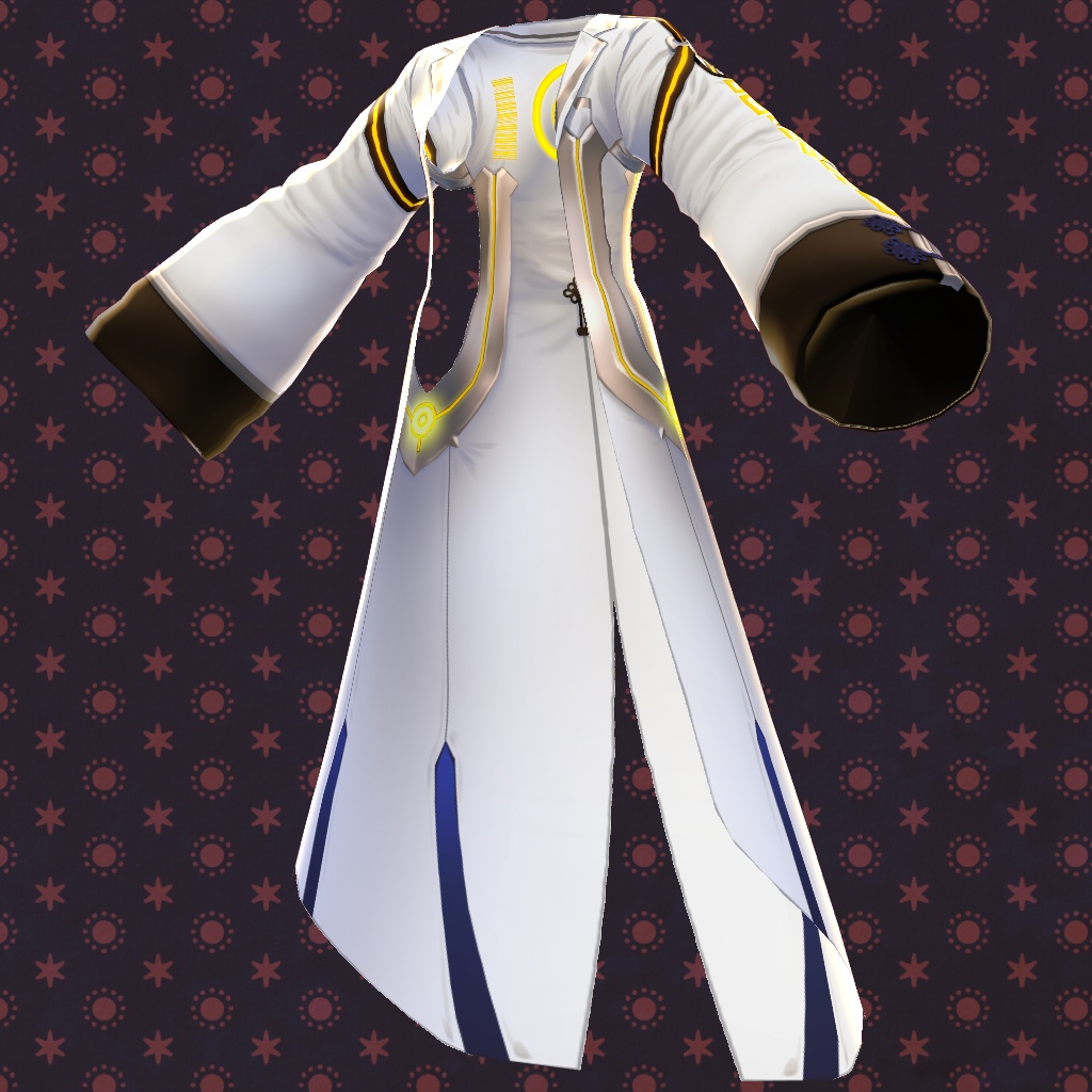 【VRoid】【無料版あり】【改変自由】サイバーノットラボコート