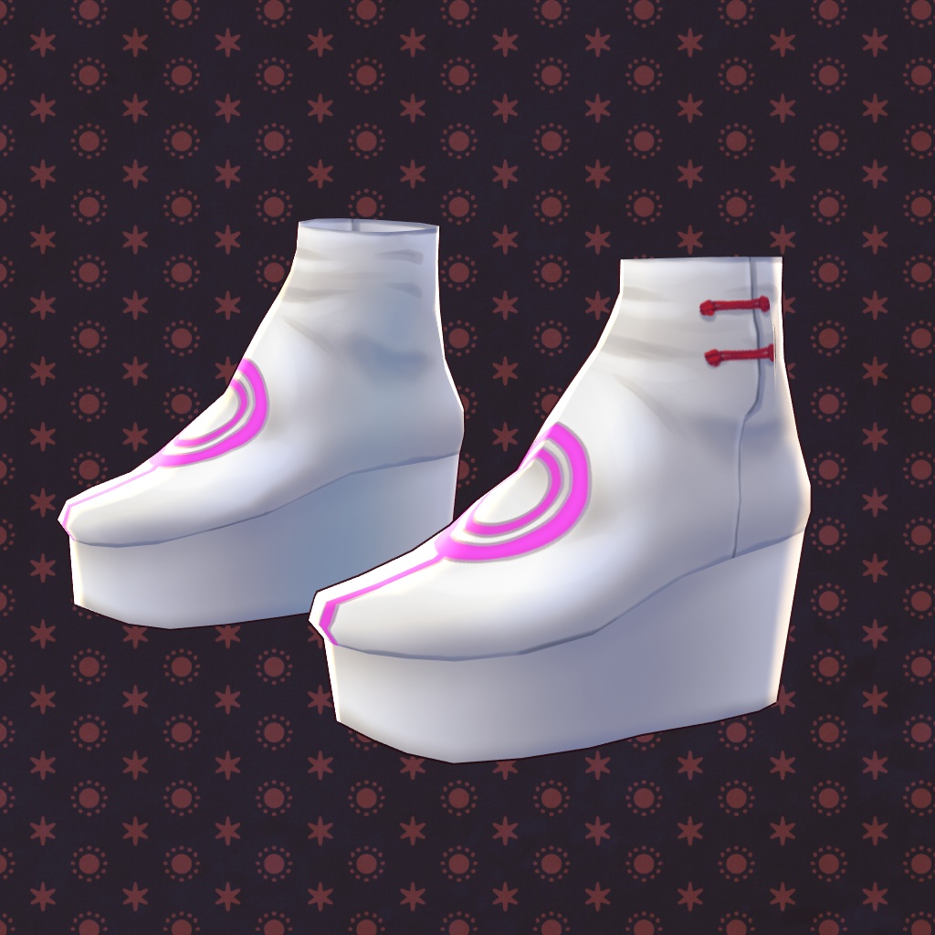 【VRoid】【無料版あり】【改変自由】サイバーノットラボシューズ