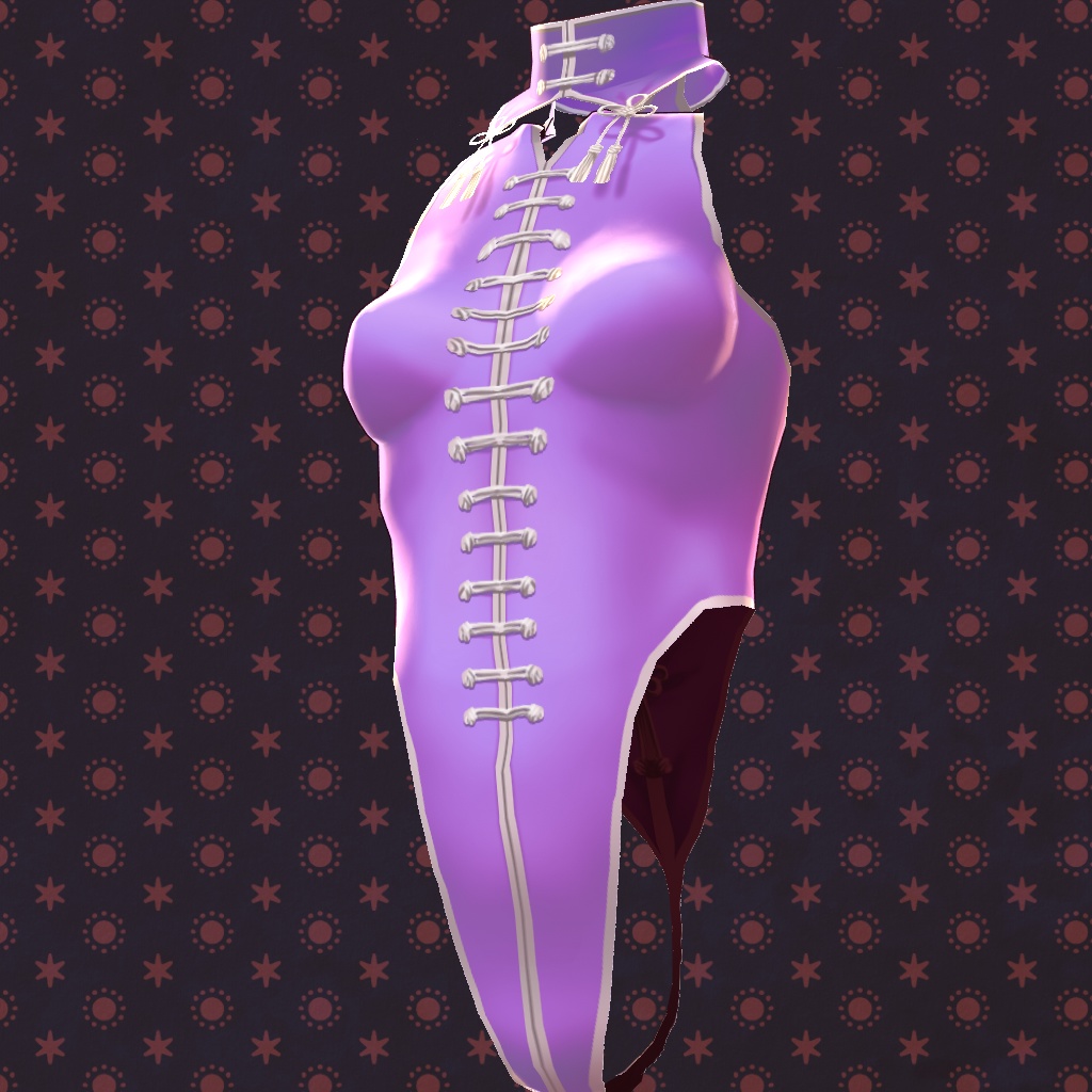 【VRoid】【無料版あり】【改変自由】ノットレオタード