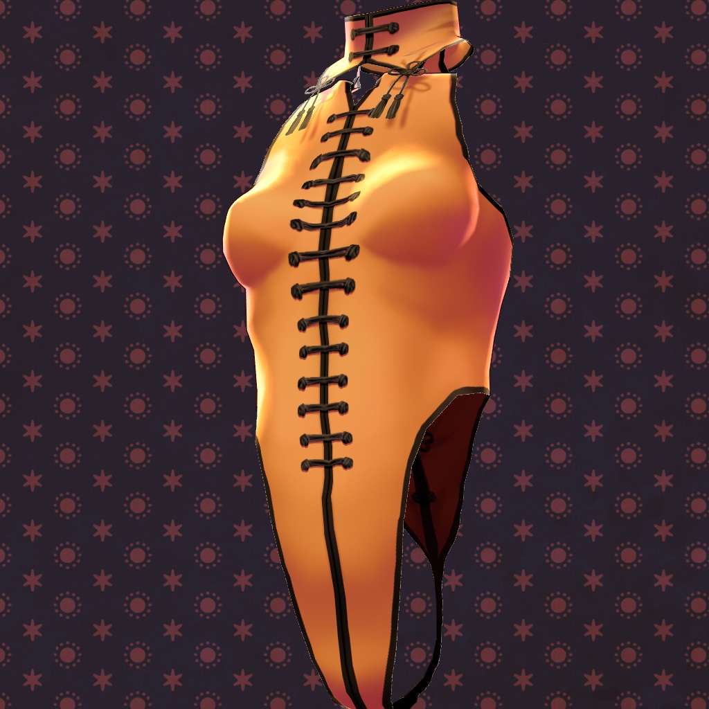 【VRoid】【無料版あり】【改変自由】ノットレオタード