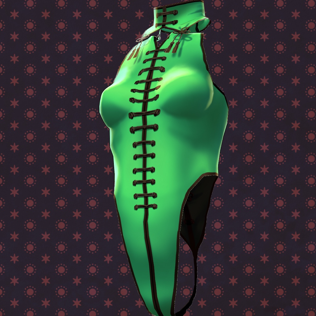 【VRoid】【無料版あり】【改変自由】ノットレオタード