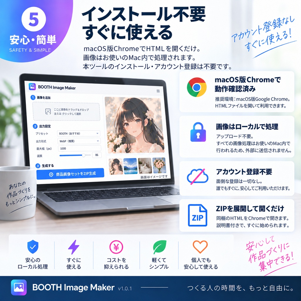 BOOTH Image Maker