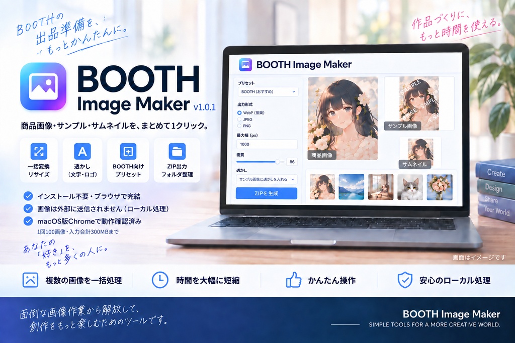 BOOTH Image Maker