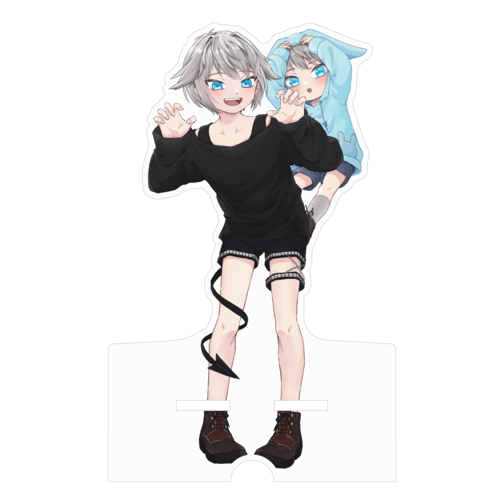 うさなぎくん&ちびなぎくん。スマホスタンド