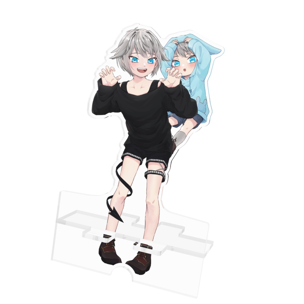 うさなぎくん&ちびなぎくん。スマホスタンド