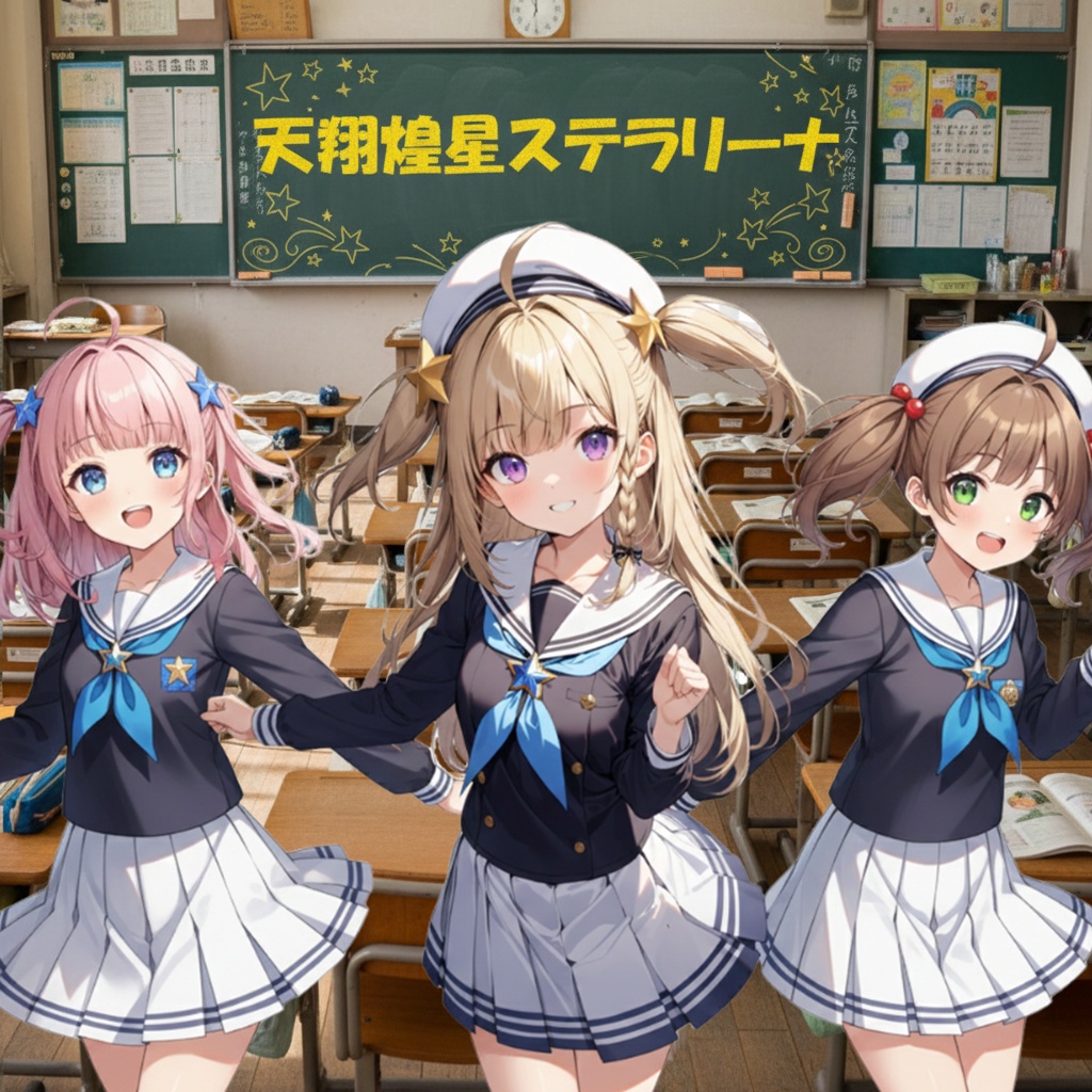 天翔煌星ステラリーナ、主題歌・キャラクターソング集２(校内編)