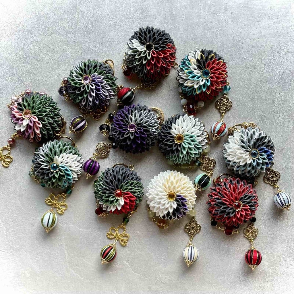 刀剣乱舞 キャラクターイメージ つまみ細工のバッグチャーム