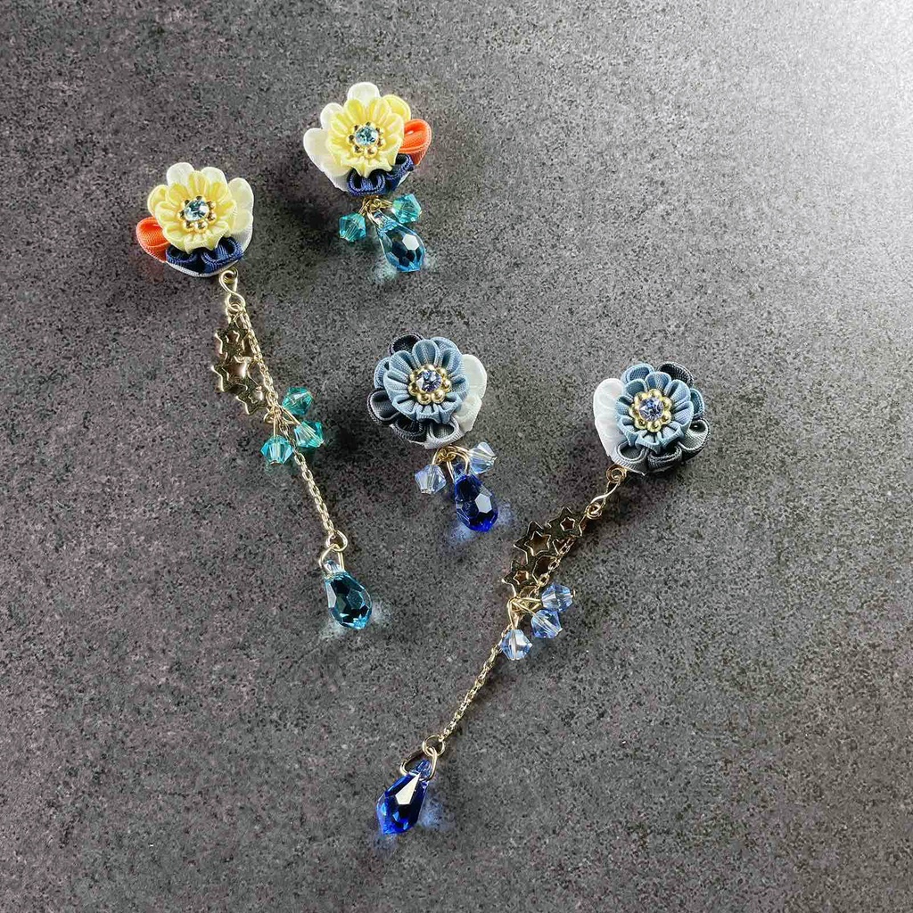 刀剣乱舞 つまみ細工の耳飾り 山姥切国広、山姥切長義 「伯仲」