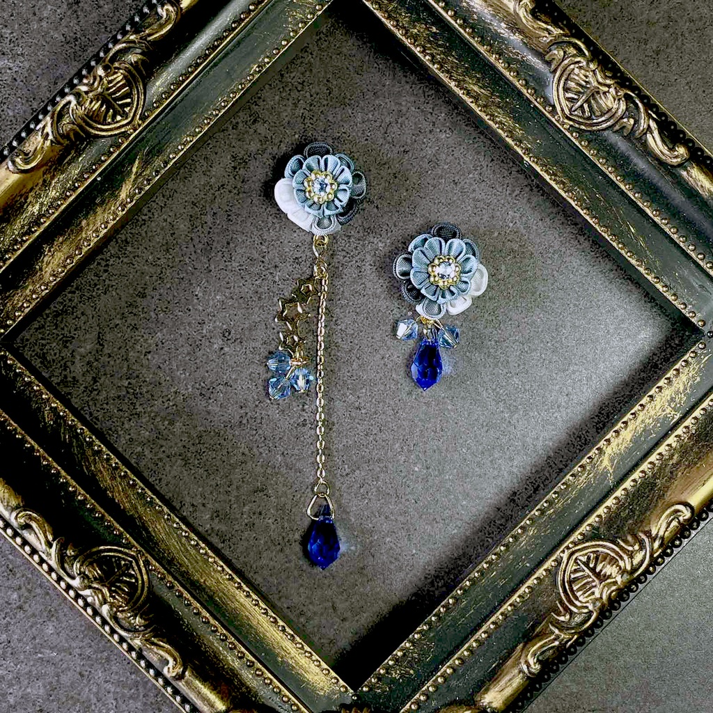 刀剣乱舞 つまみ細工の耳飾り 山姥切国広、山姥切長義 「伯仲」