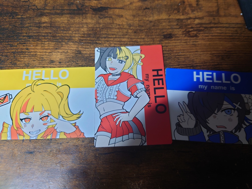 ステッカー　電音部ネオナカノエリア3枚セット