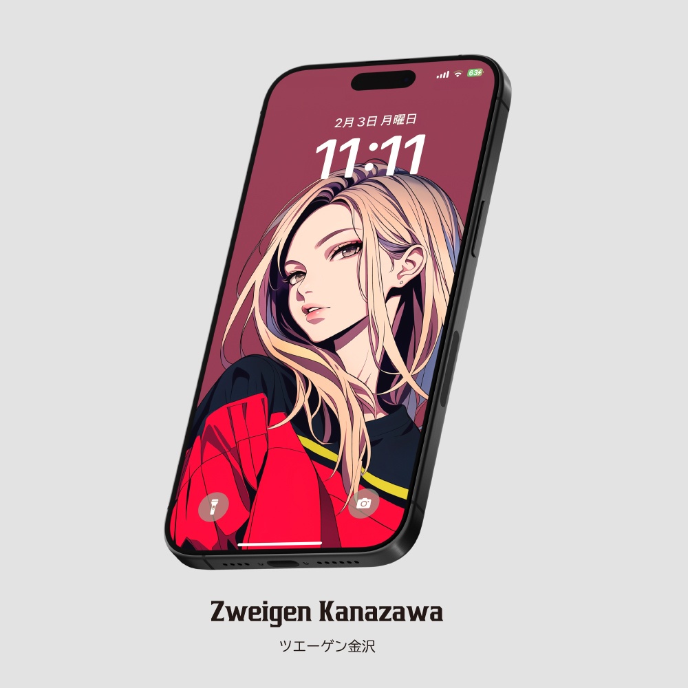 スマホ待受画像 🇯🇵Jリーグ⚽️サポーター女子 Ver.