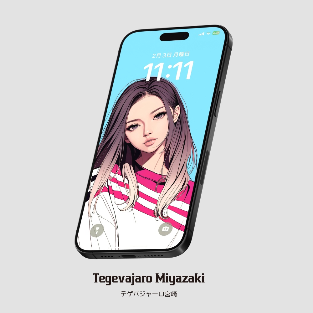 スマホ待受画像 🇯🇵Jリーグ⚽️サポーター女子 Ver.