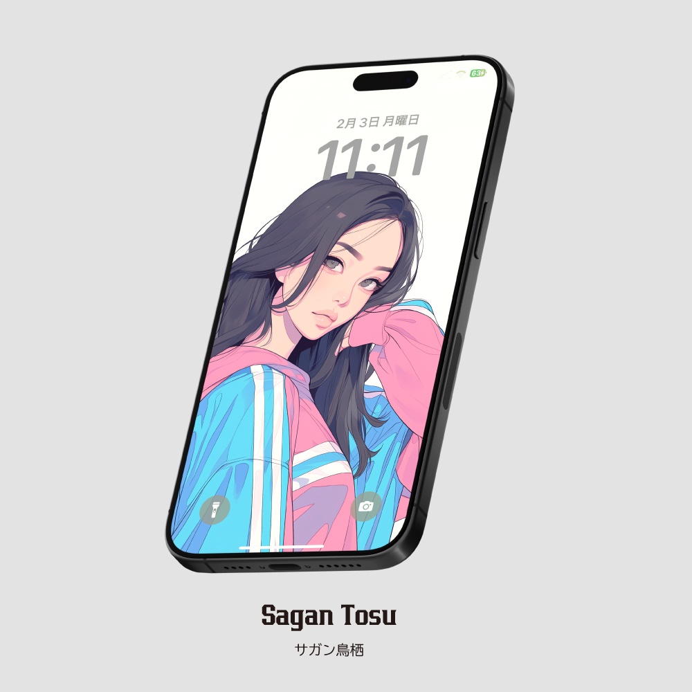 スマホ待受画像 🇯🇵Jリーグ⚽️サポーター女子 Ver.