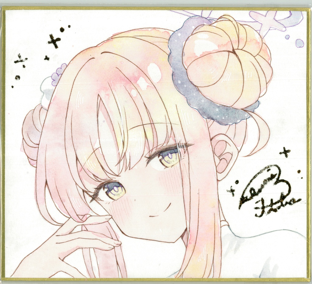 ミニ色紙　チーパオミカ