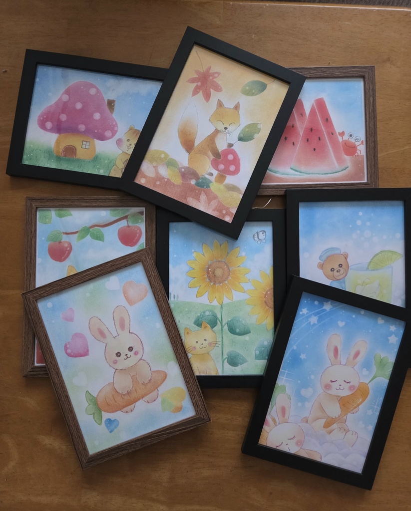 パステル画(A5サイズ)