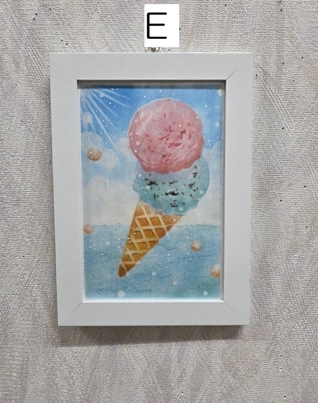 パステル画(はがきサイズ)