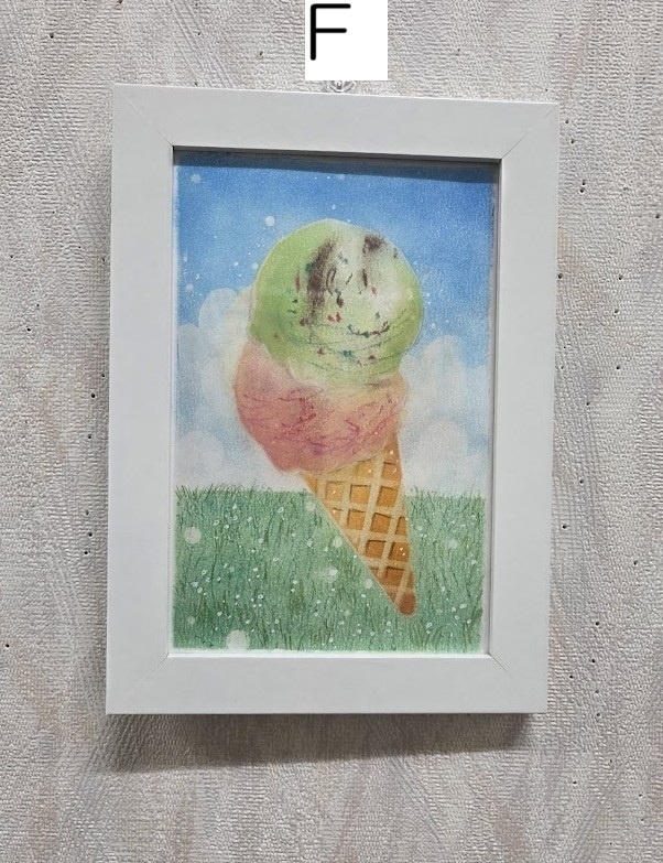 パステル画(はがきサイズ)