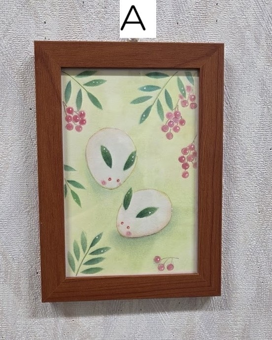 パステル画(はがきサイズ)