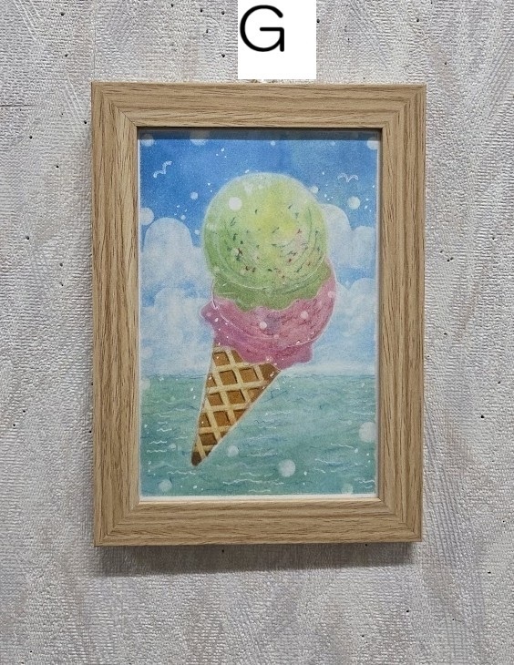 パステル画(はがきサイズ)