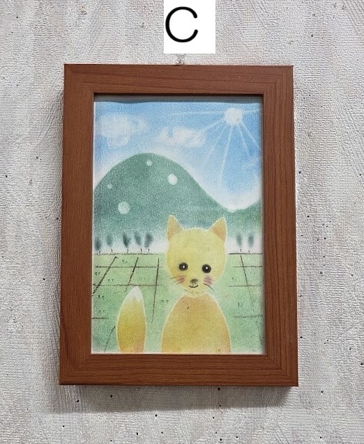 パステル画(はがきサイズ)