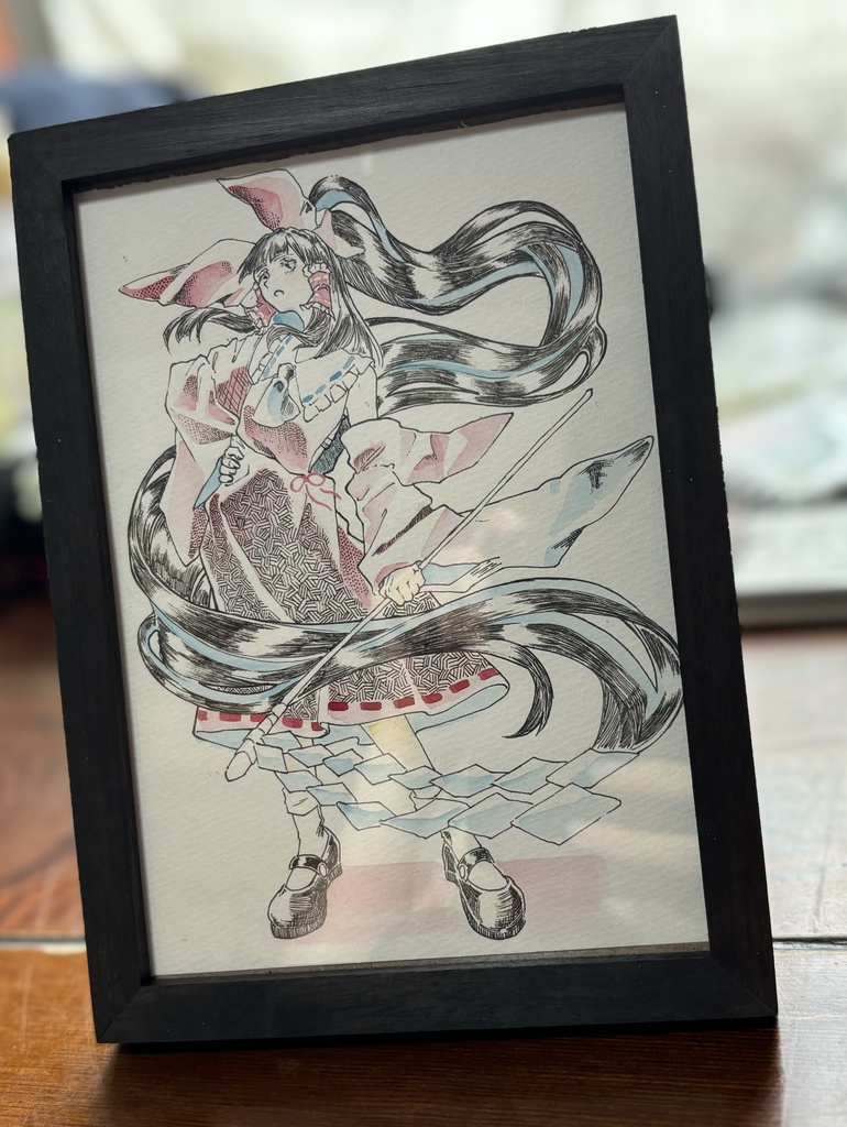 【アナログイラスト】博麗霊夢