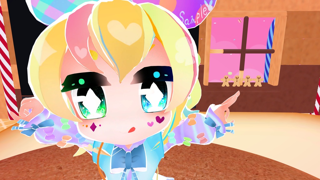 オリジナル3Dモデル「かなりあ」