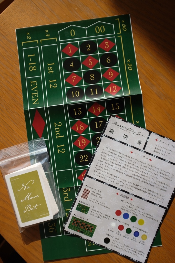 Roulette-Taking Game(ルーレッテイキングゲーム)箱・チップなしお試し版