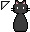 【配信利用可◎】かわいい黒猫のアニメーションマウスカーソル