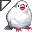 【配信利用可◎】もっちり文鳥のアニメーションマウスカーソル