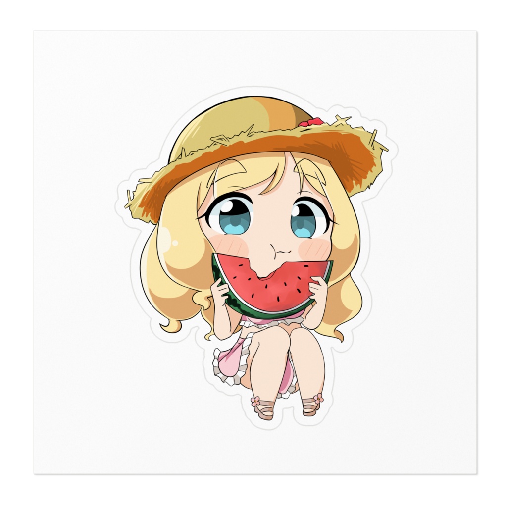 🌻夏めぐ - ステッカー - スイカver