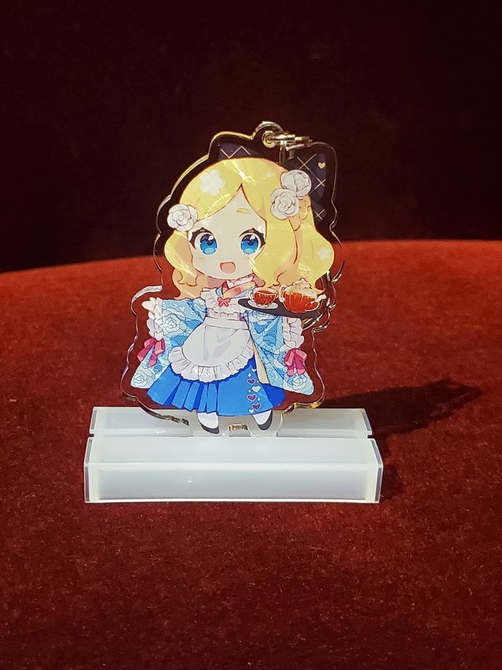 桜色ワンダーランドカフェ -アクリルキーホルダー -大正浪漫めぐ