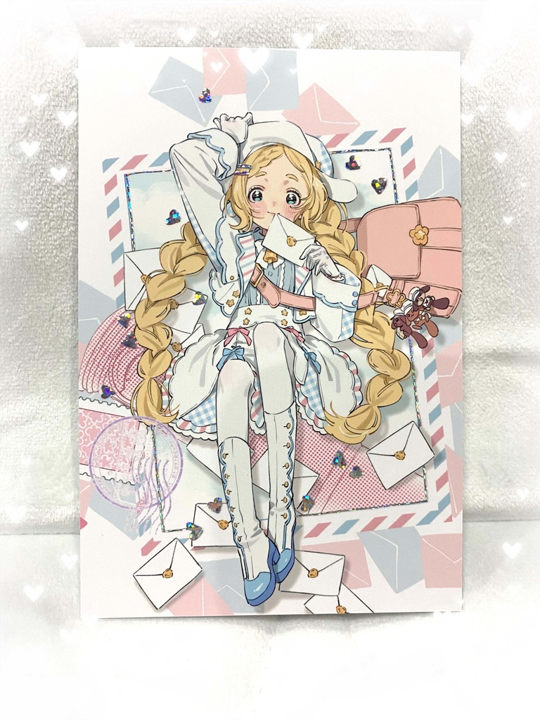 【サイン入りもあり】郵便屋さんキラキラポストカード