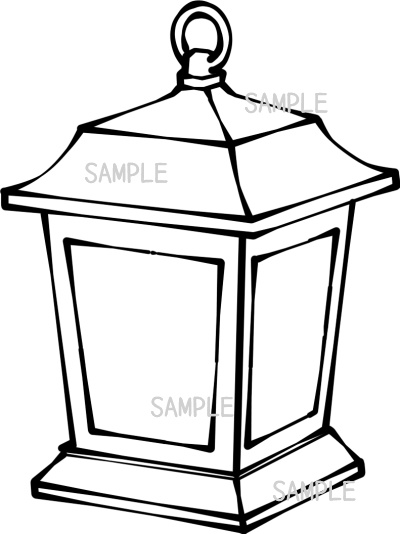 ランタン ランプ ジャンクジャーナル イラスト junkjournal