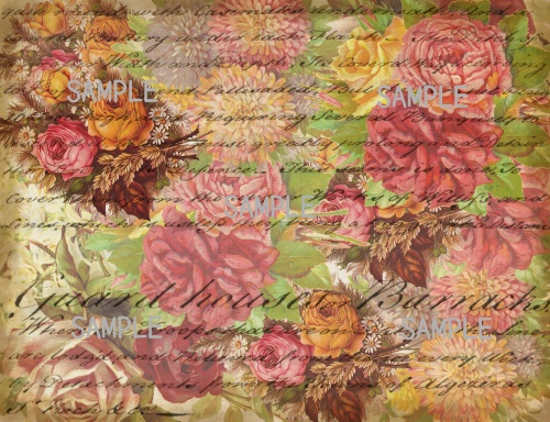 デザインペーパー ポケット アンティーク ジャンクジャーナル junkjournal