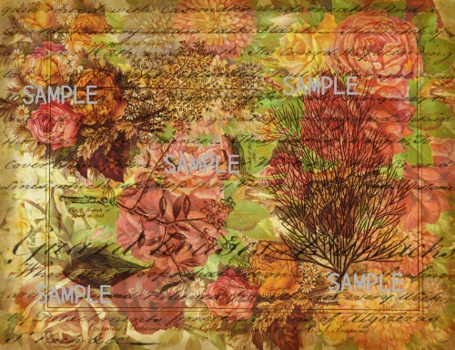 デザインペーパー ポケット アンティーク ジャンクジャーナル junkjournal