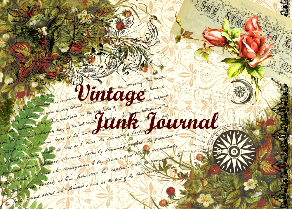 ジャンクジャーナル ヴィクトリアン ヴィンテージ 苺 junkjounal e