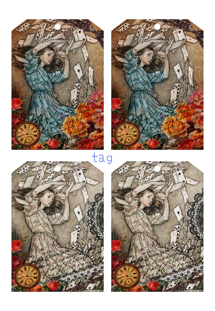 Alice ジャンクジャーナル junkjournal アリス