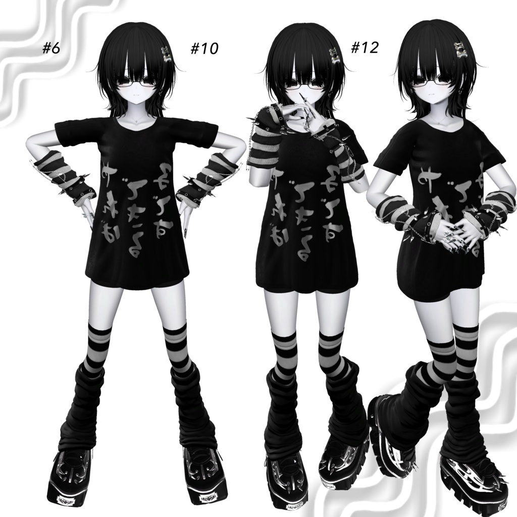 【無料版有】coaneco-pose ฅ 20個 ฅ